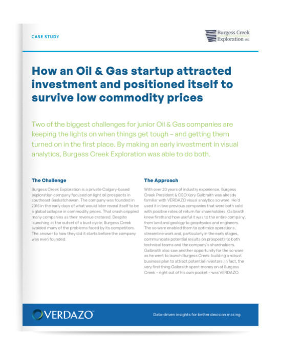 VERDAZO - Burgess Creek Exploration Case Study